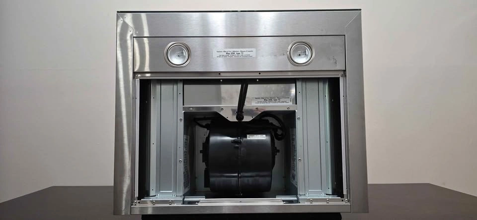 24" GE Profile Wall Mount Chimney Range Hood - Display Model - photo 3