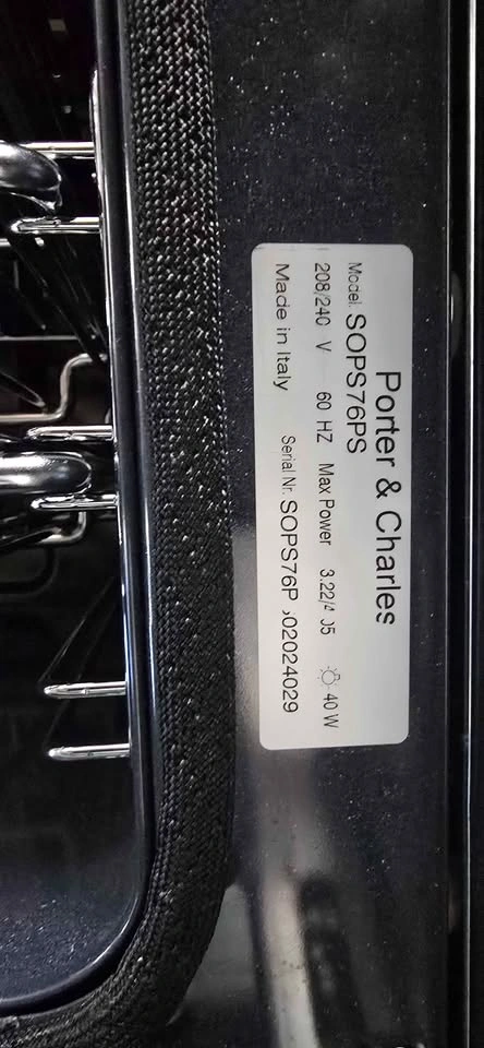Porter & Charles 30" Electric Wall Oven (SOPS76PS) - photo 5