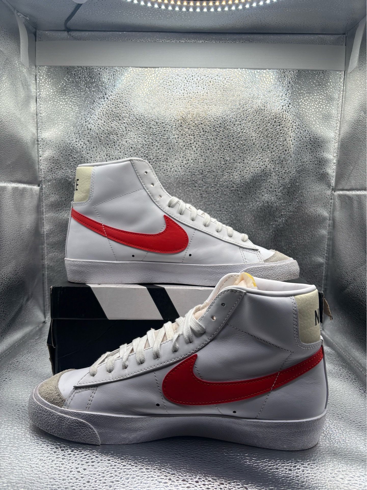 Nike Blazer Mid 77 Vintage White Picante Red Coconut Milk - photo 5