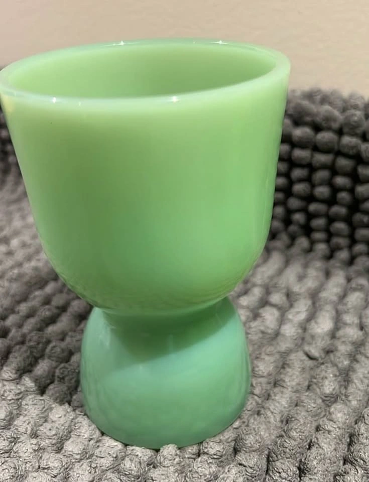 Jadeite Fire King 1940’s Double Egg Cup - Set of 4 - photo 2