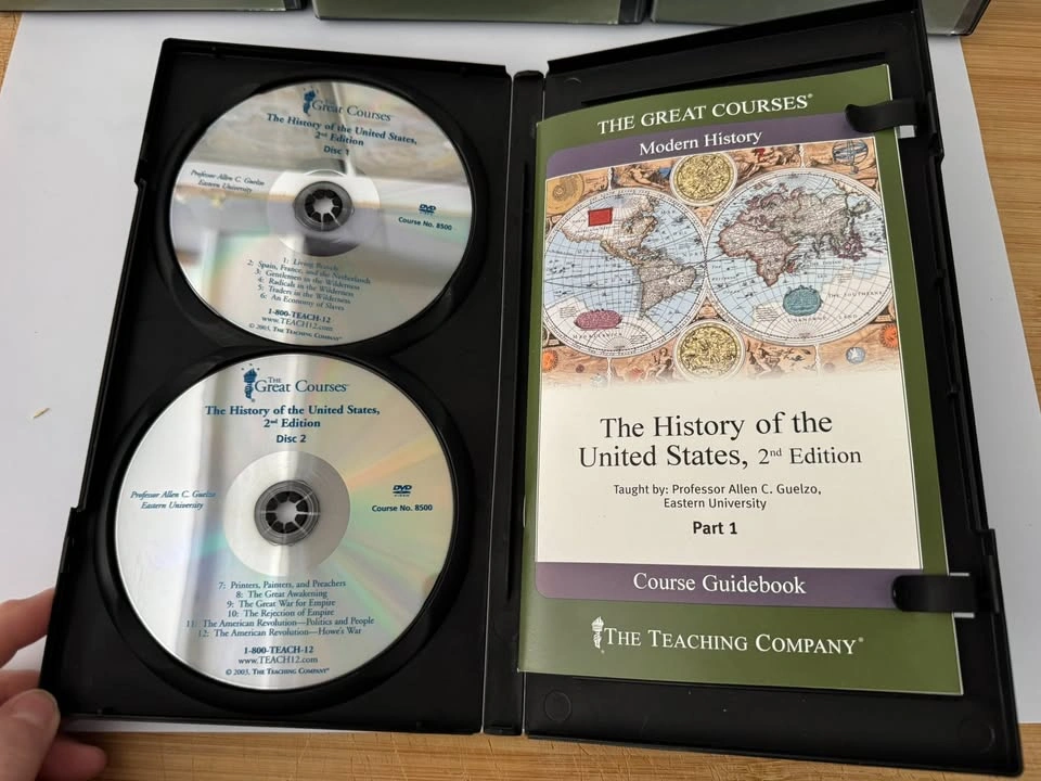 The Great Courses History of the United States DVDs 1-4 - photo 2