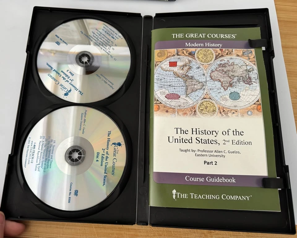 The Great Courses History of the United States DVDs 1-4 - photo 3