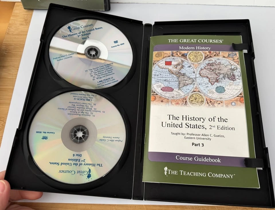 The Great Courses History of the United States DVDs 1-4 - photo 4