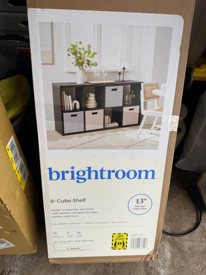 8 Cube Organizer Black - Brightroom™ - photo 2