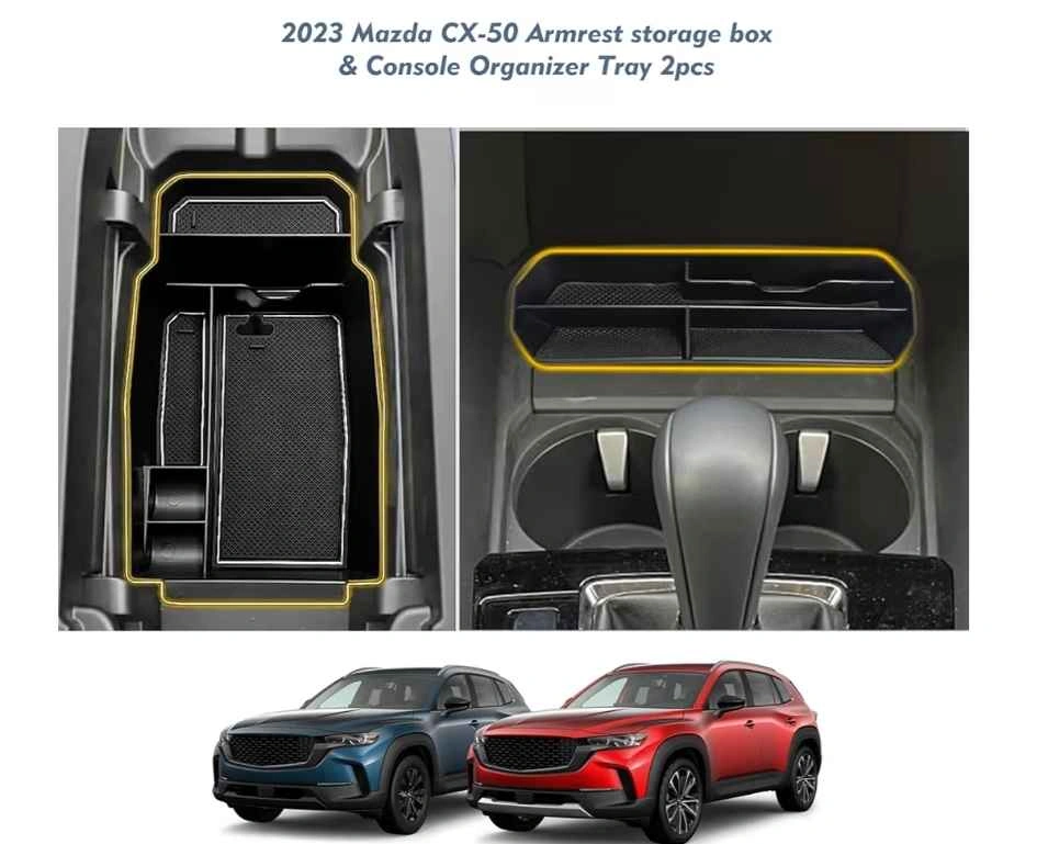 2023-25 Mazda CX-50 Armrest & Console Organizer Tray Set - photo 2