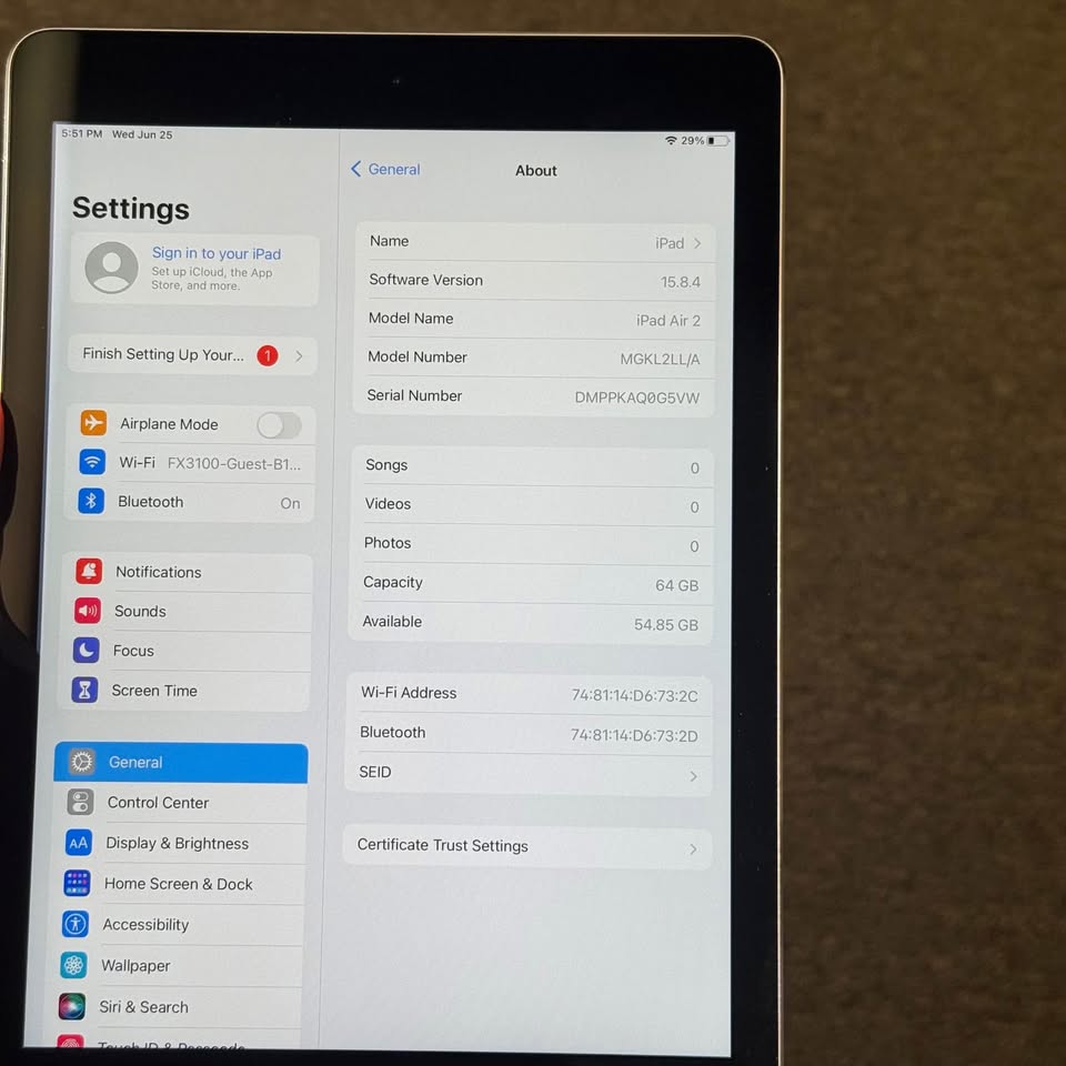 Apple iPad Air 2 64GB WiFi - photo 2