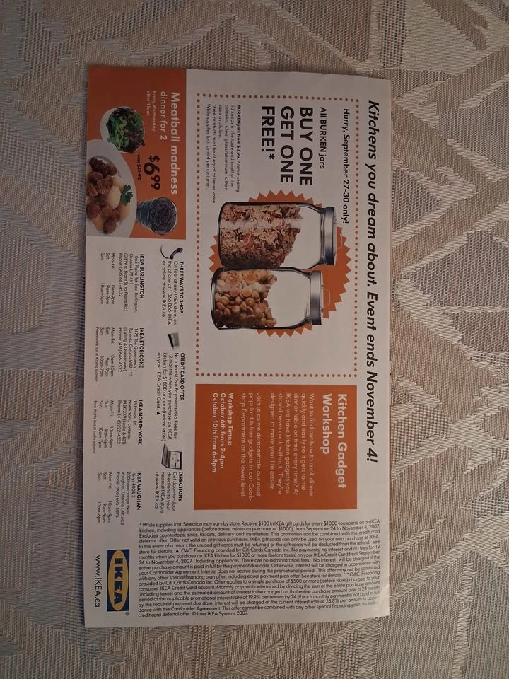 2007 IKEA Kitchen Event brochure - photo 4