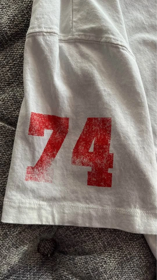 Zara "Vortex Pulse" Vintage Style Graphic Tee - Red/White/Black - photo 4