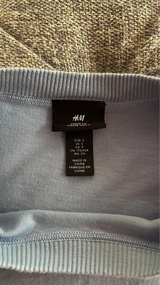 H&M "The Golden City CA. USA" Graphic Tee - Periwinkle - S - photo 3