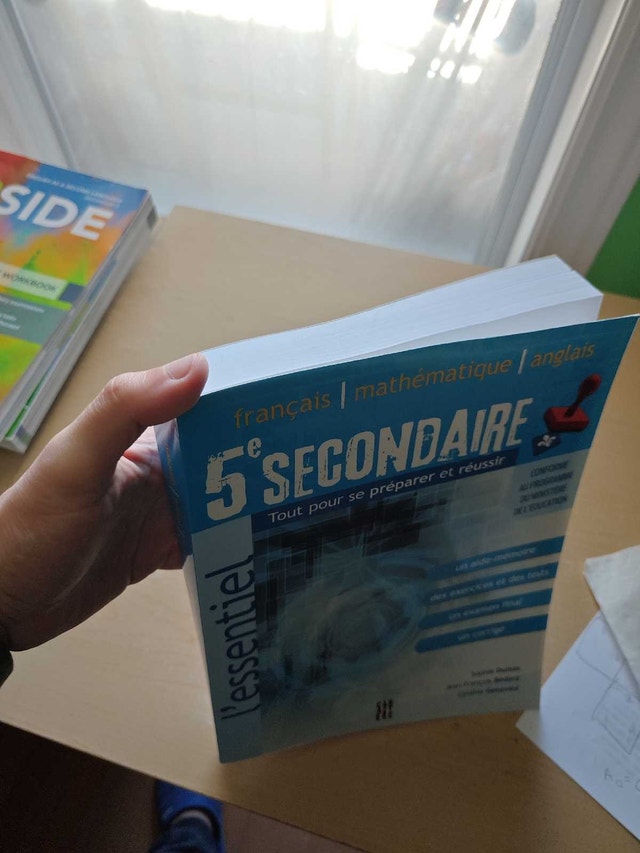 Secondary 5 Prep Book (French, Math, English) - photo 4