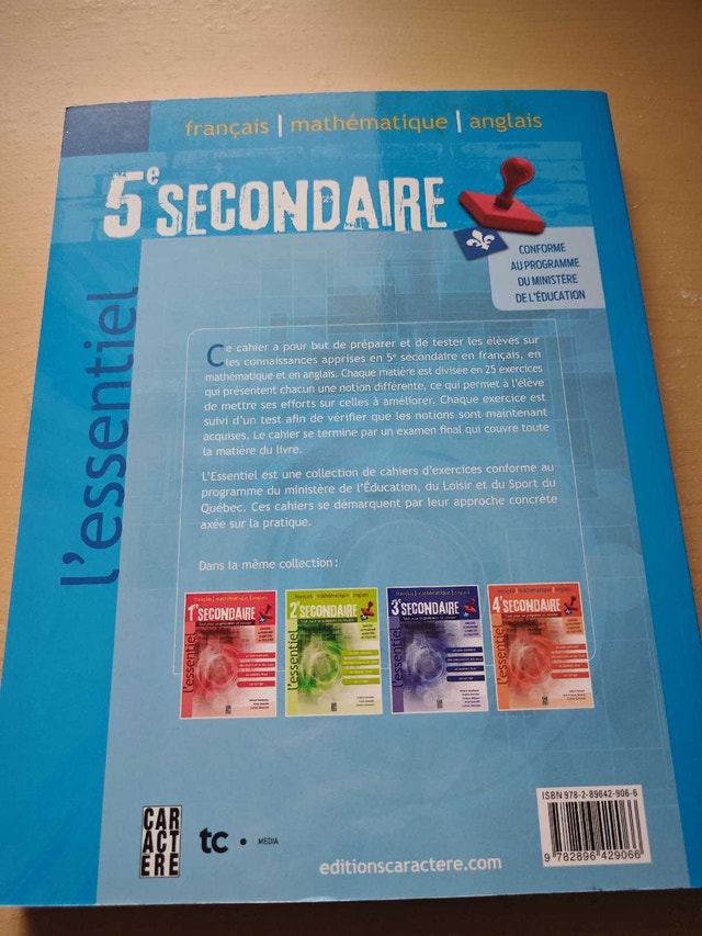 L'essentiel pour se préparer et réussir son secondaire 5 - photo 2