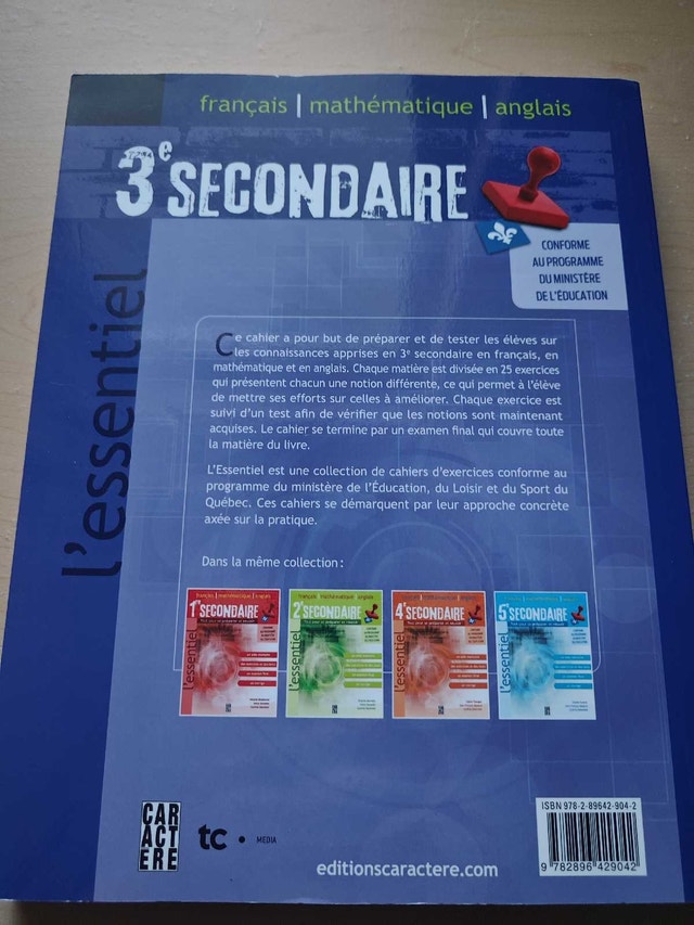 L'essentiel pour se préparer et réussir son secondaire 3 - photo 2