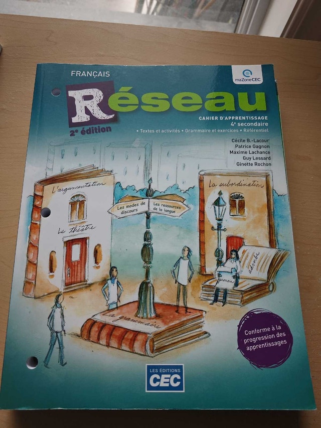 French Textbook - Réseau, 2nd Edition - Secondary 4