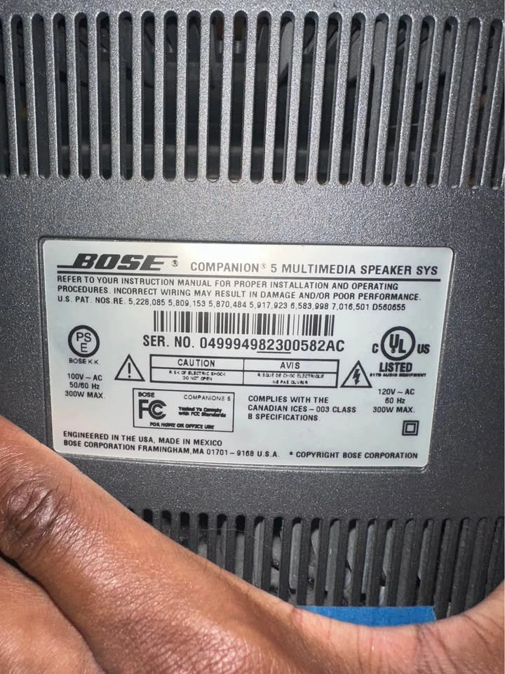 Bose Companion 5 Multimedia Speaker System - photo 2