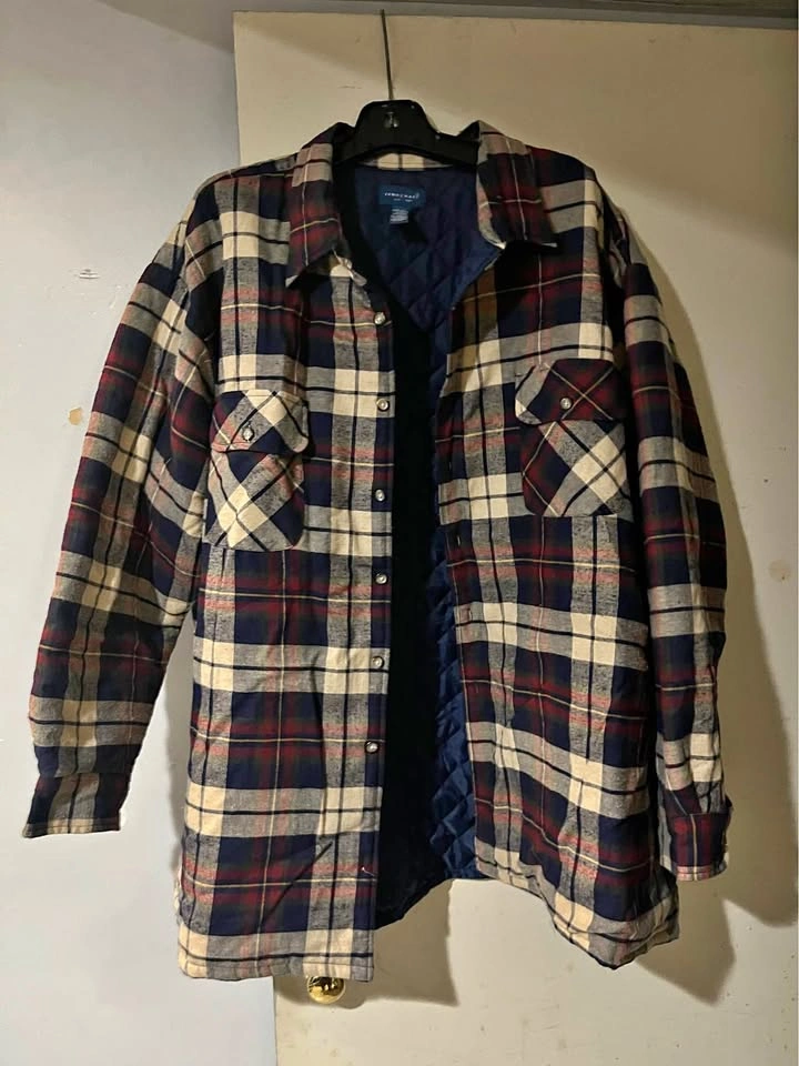 Towncraft Plaid Lined Shirt Jacket