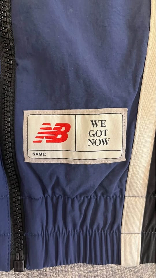 New Balance Hoops Woven Jacket - Navy Blue: Size M - photo 2