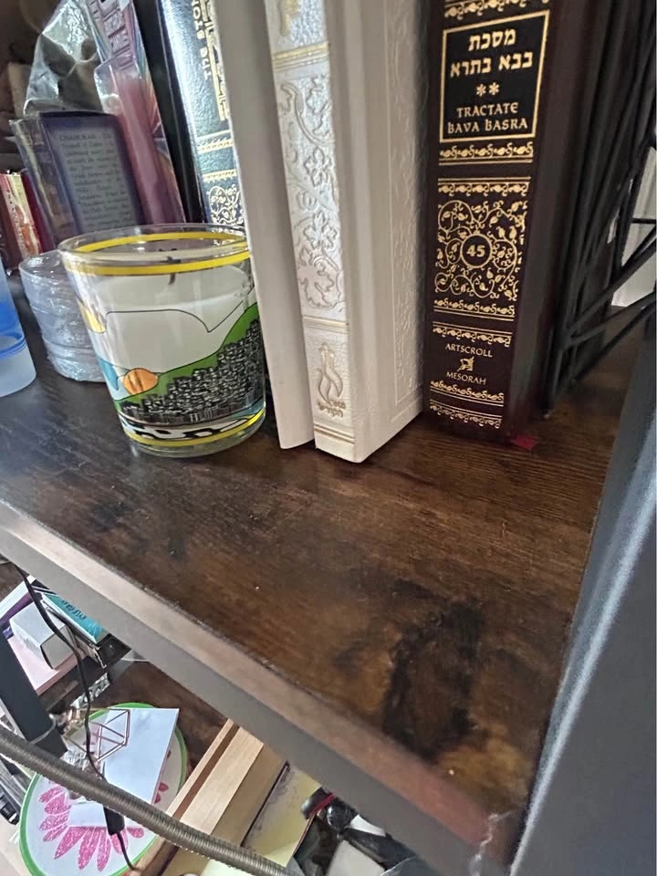 Industrial Metal and Wood Bookshelf - photo 4