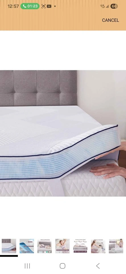 3 Inch Memory Foam Mattress Topper - photo 3