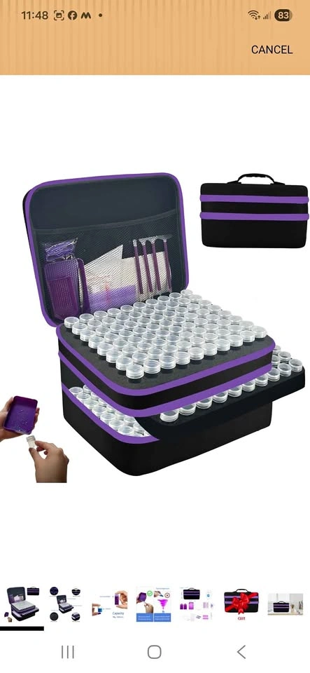 Diamond Painting Storage Containers with Case