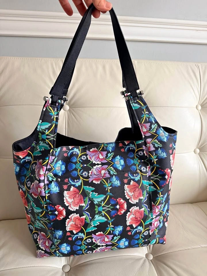 Floral large size tote
