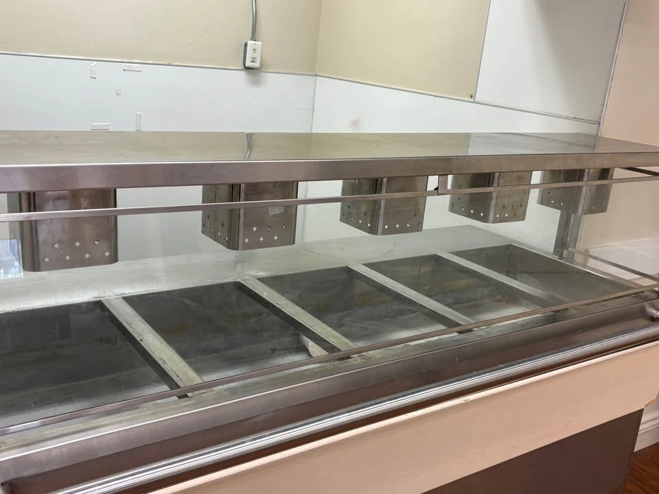 Supreme Steam Table SHT 72 w/ Heat Lamps & Sneeze Guard - photo 2