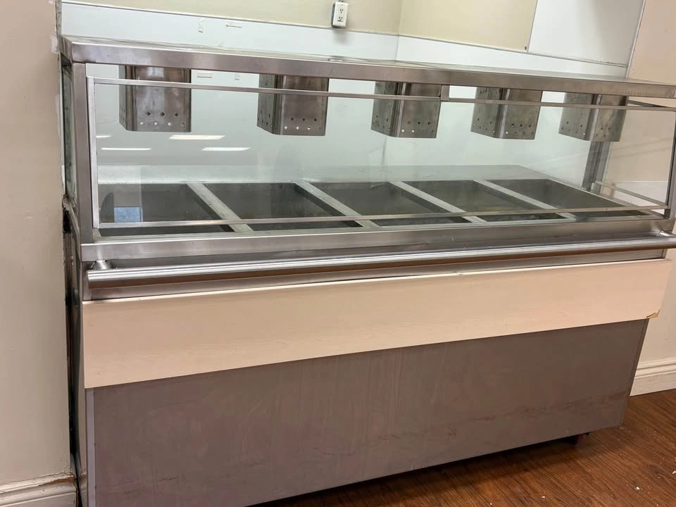 Supreme Steam Table SHT 72 w/ Heat Lamps & Sneeze Guard - photo 4