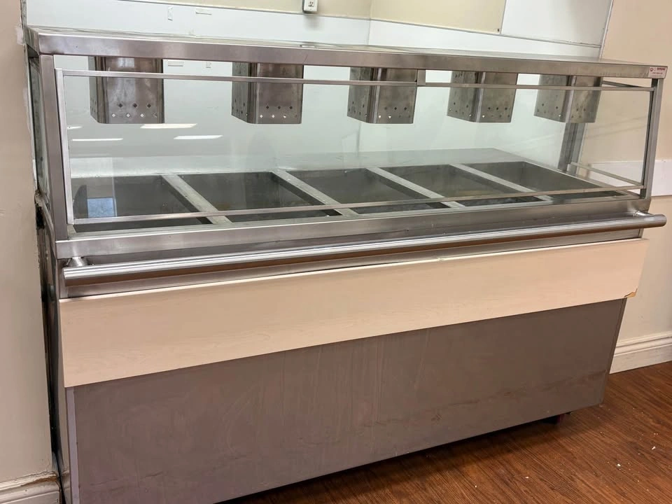 Supreme Steam Table SHT 72 w/ Heat Lamps & Sneeze Guard - photo 5
