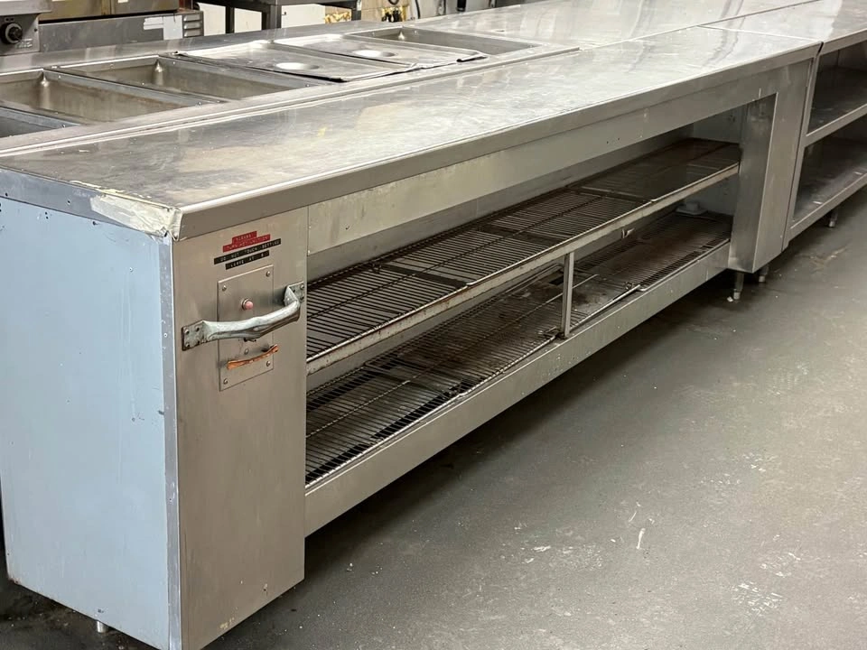 9.5FT Heated Stainless Steel Service Counter - Commercial Food L - photo 3