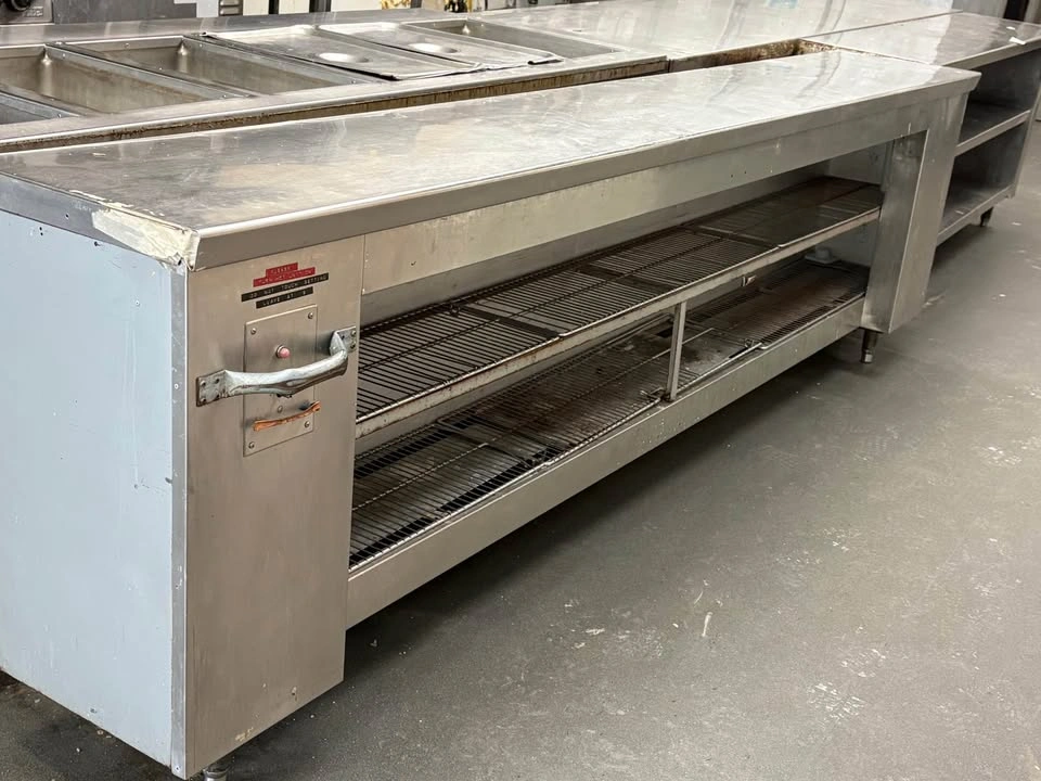 9.5FT Heated Stainless Steel Service Counter - Commercial Food L - photo 5