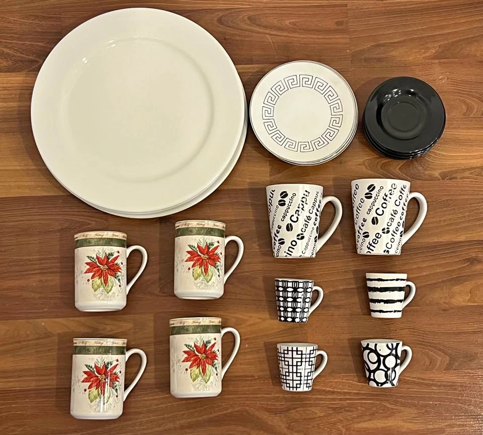 Plates & Cups Lot