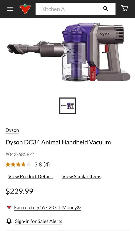 Dyson DC34 Handheld Vacuum - photo 5