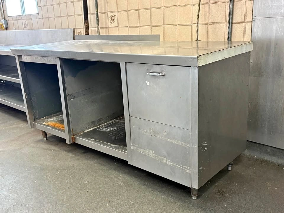 Commercial Stainless Steel Prep Table w/ Drawer – 6ft Restaurant
