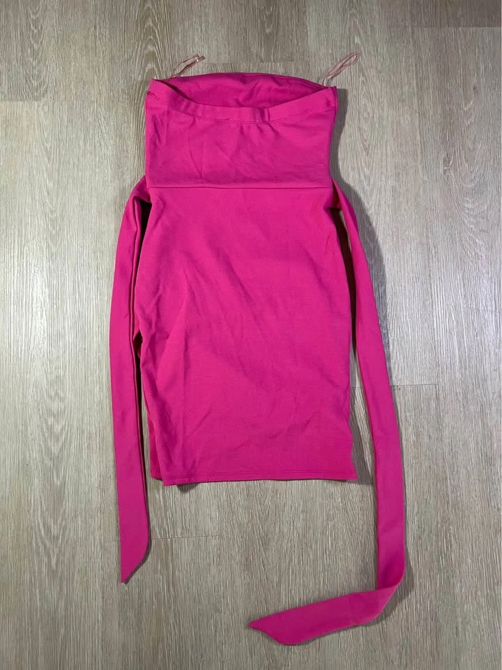 ReVamped Strapless Pink Mini Dress - photo 2