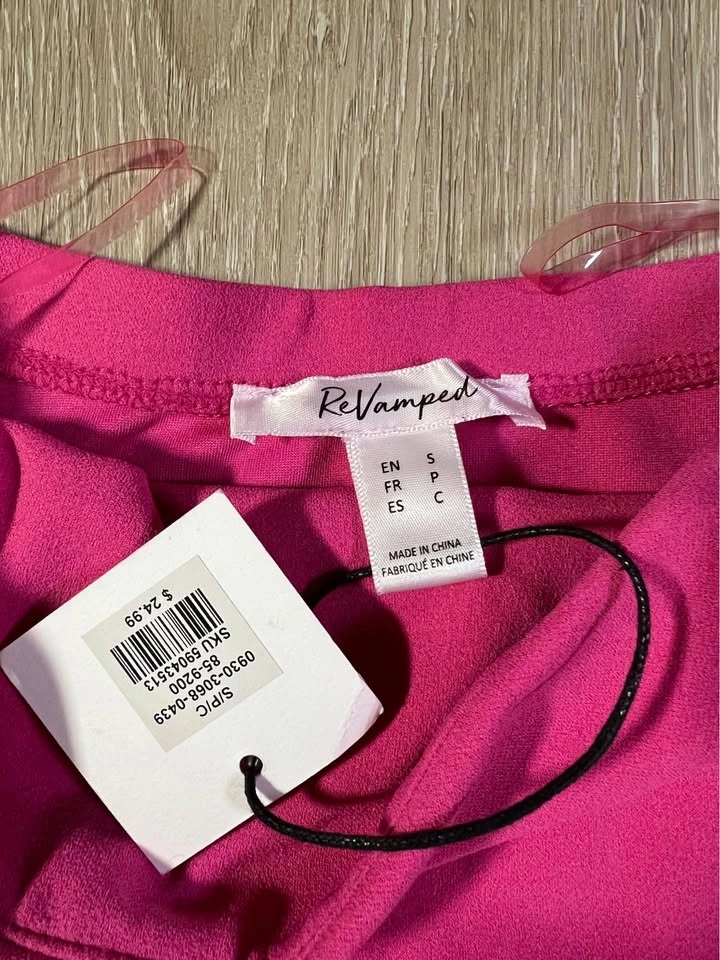 ReVamped Strapless Pink Mini Dress - photo 3