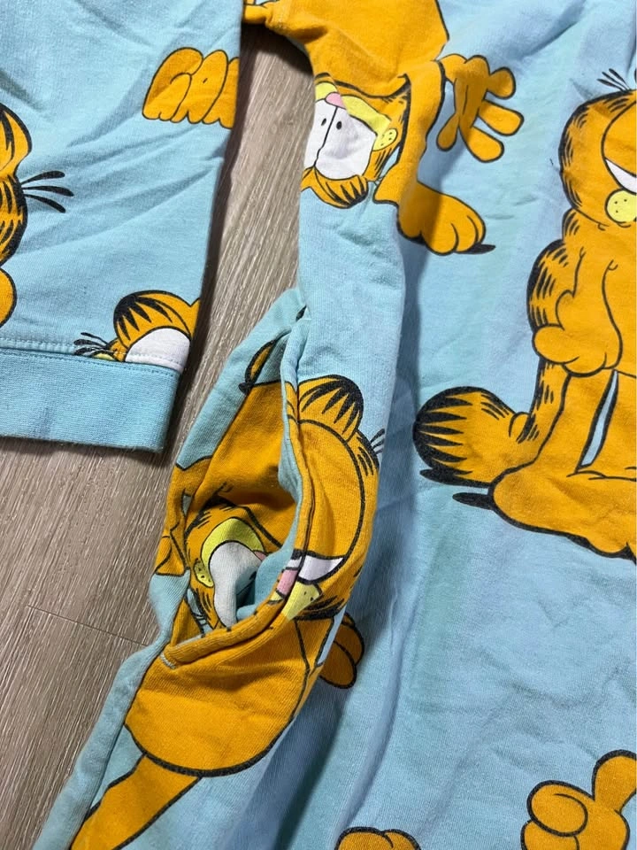 Peter Alexander Garfield Long Sleeve Nightshirt with Pockets! - photo 4