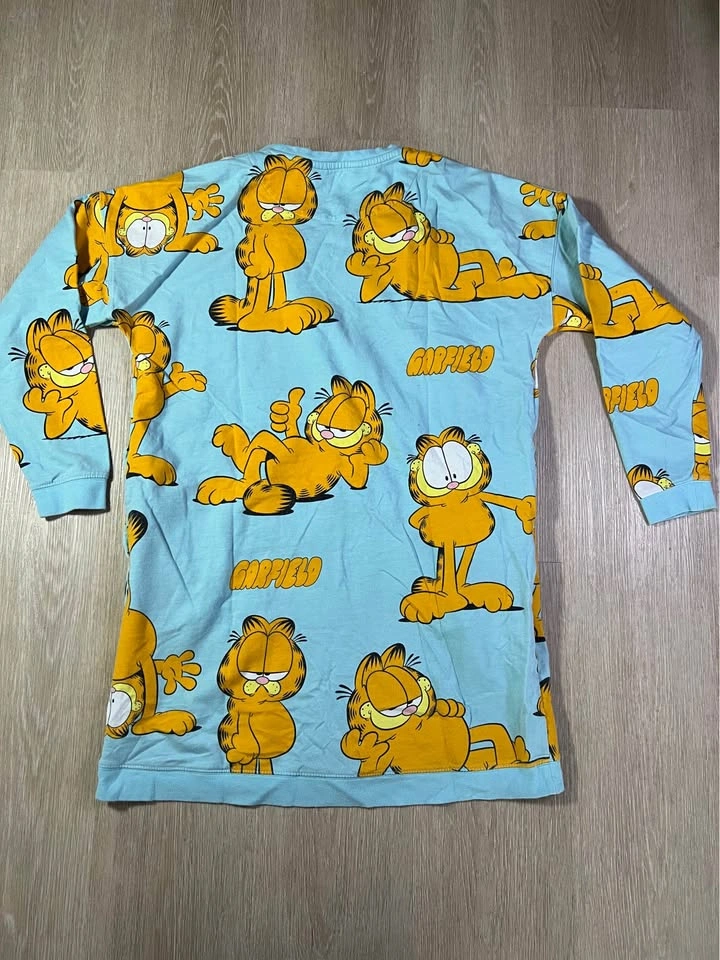 Peter Alexander Garfield Long Sleeve Nightshirt with Pockets! - photo 5