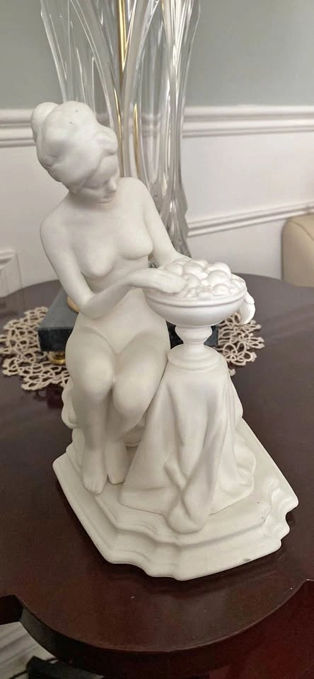 Cero Italy Porcelain Female Nude Figurine - Mid-20th Century