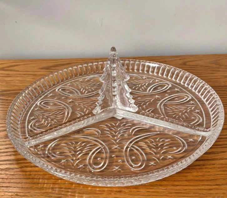 Crystal Christmas Platter