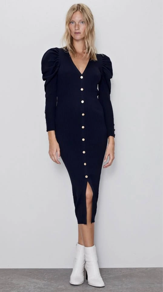 Deep navy blue Zara dress
