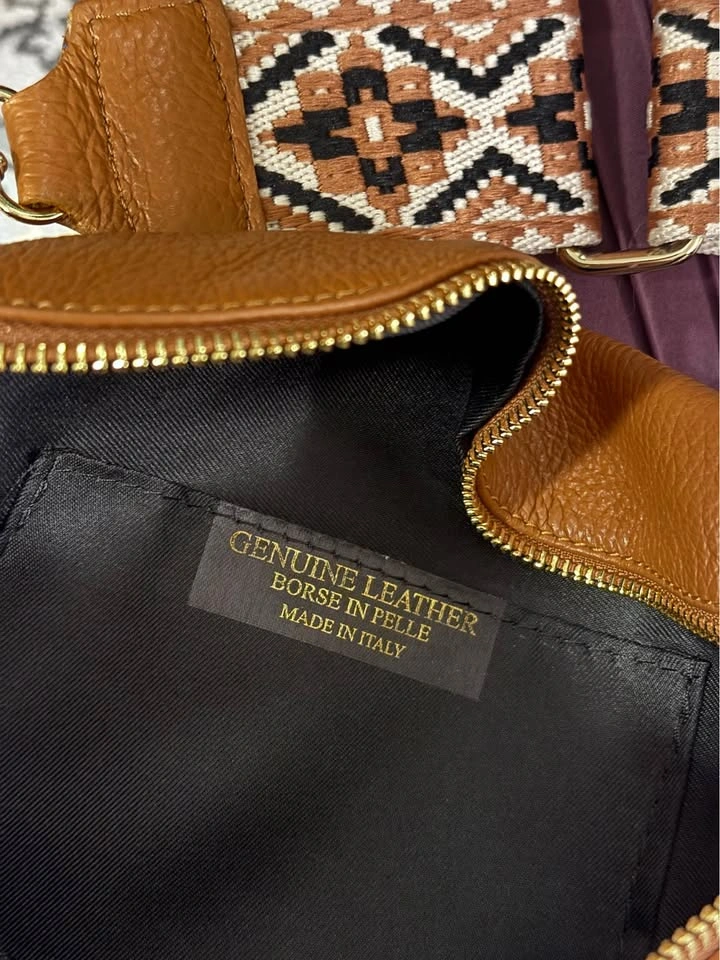 Italian Leather Belt Bag / Crossbody – Brand New ✨ - photo 2