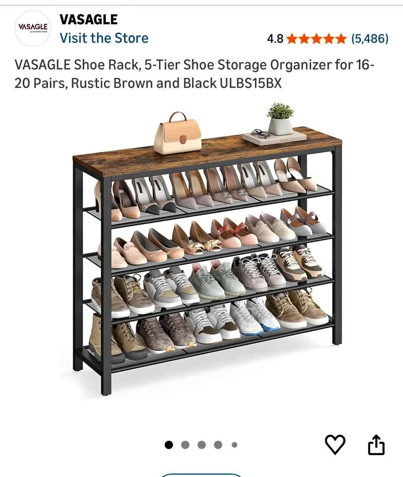 Shoe Rack - Multi-Tier Storage