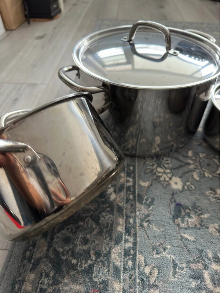 Moving Out Sale - IKEA Stainless Steel Cookware Set with Lids – - photo 3