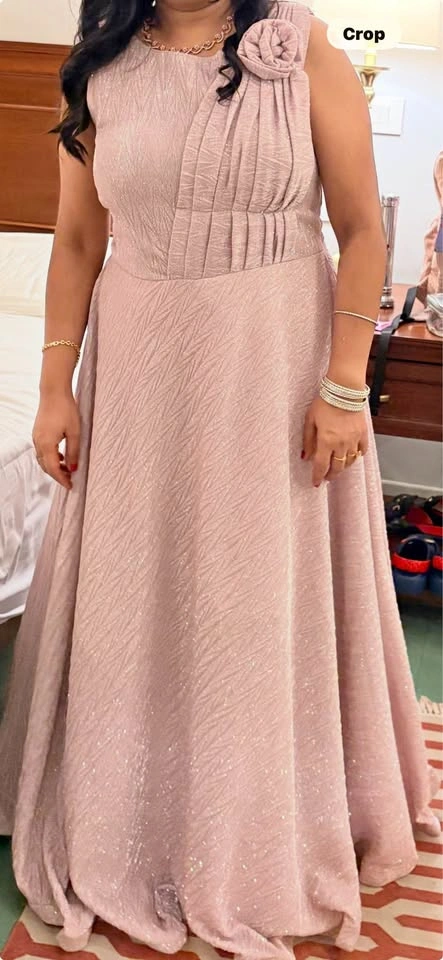 Onion Pink dress Indo Western