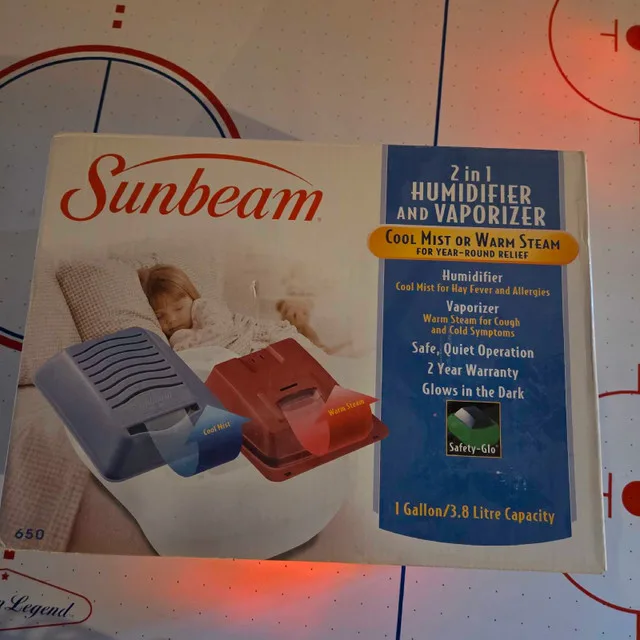 Humidifier Sunbeam 2 in 1 humidifier and vapour thumbnail