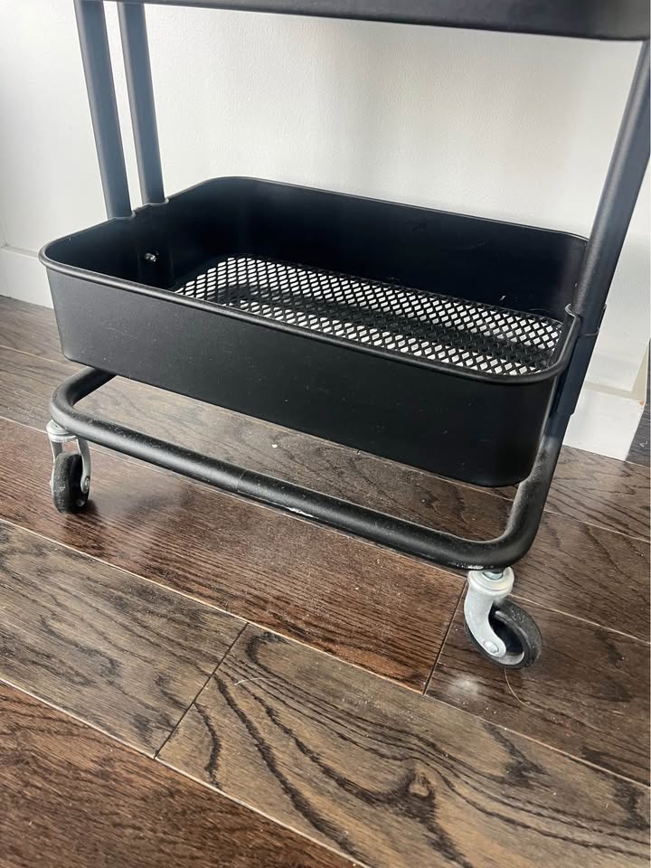 IKEA metal black cart - photo 3