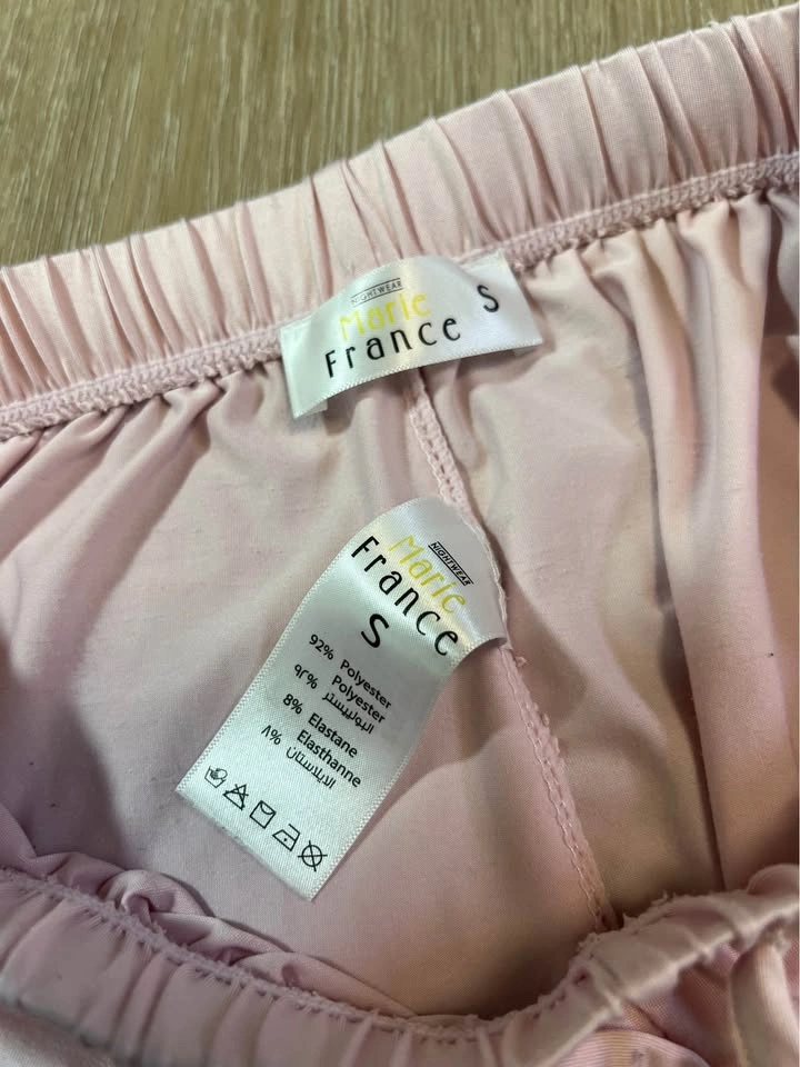 Baby Pink Marie France Pajama Set - photo 2