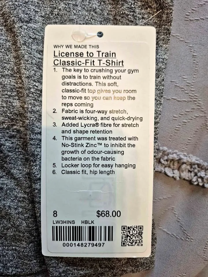 Lululemon 8 NWT shirt thumbnail