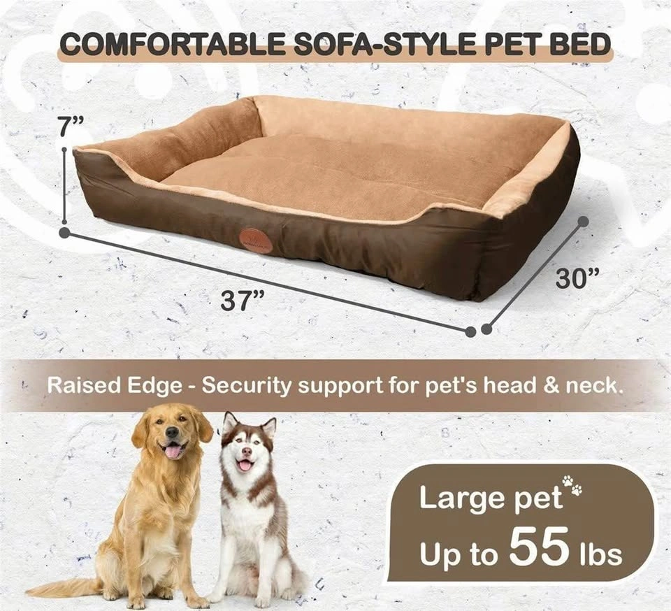 32/37 Inch Dog Bolster Couch Bed - photo 2