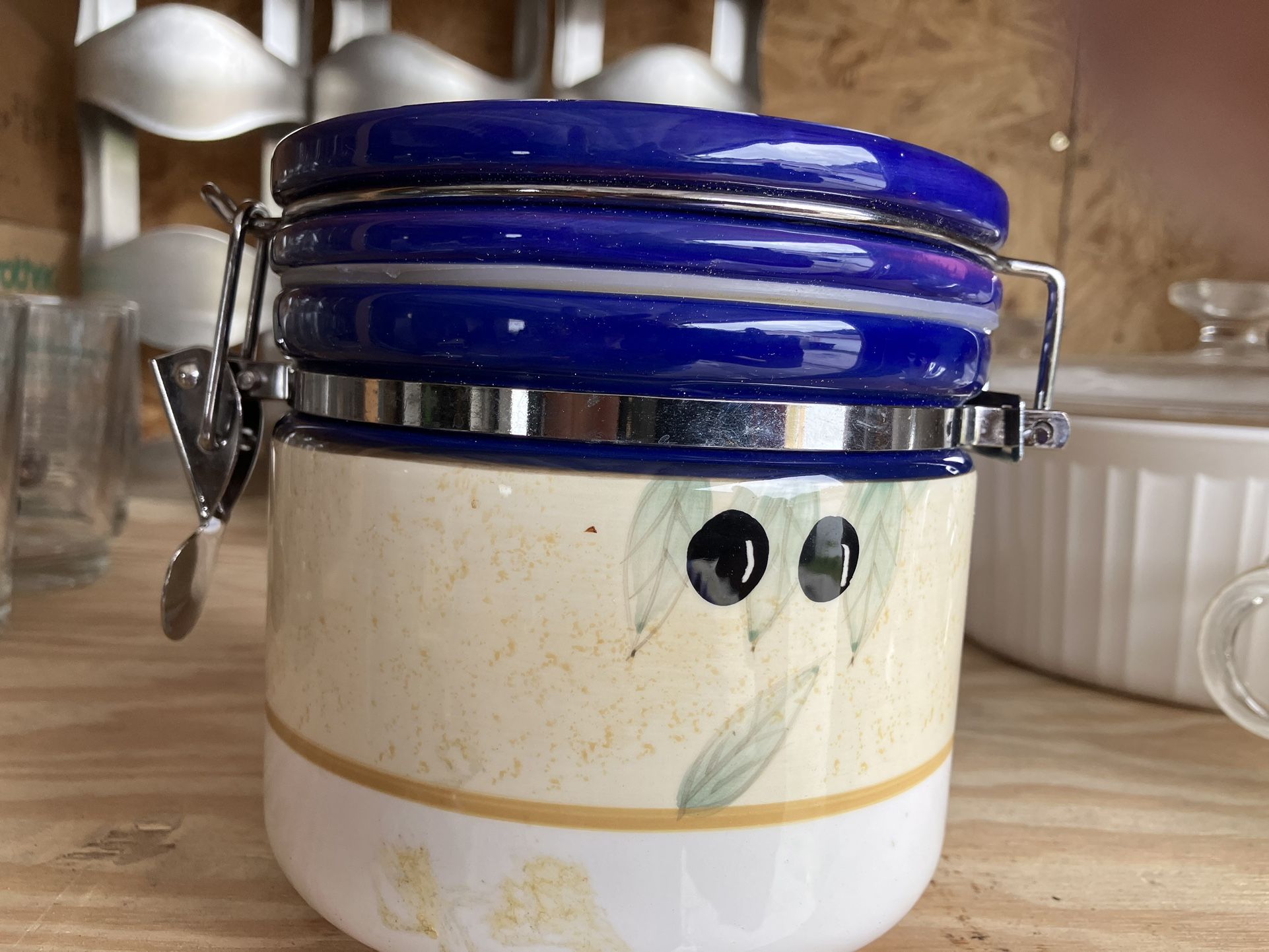 Vintage Ceramic Cookie Jar