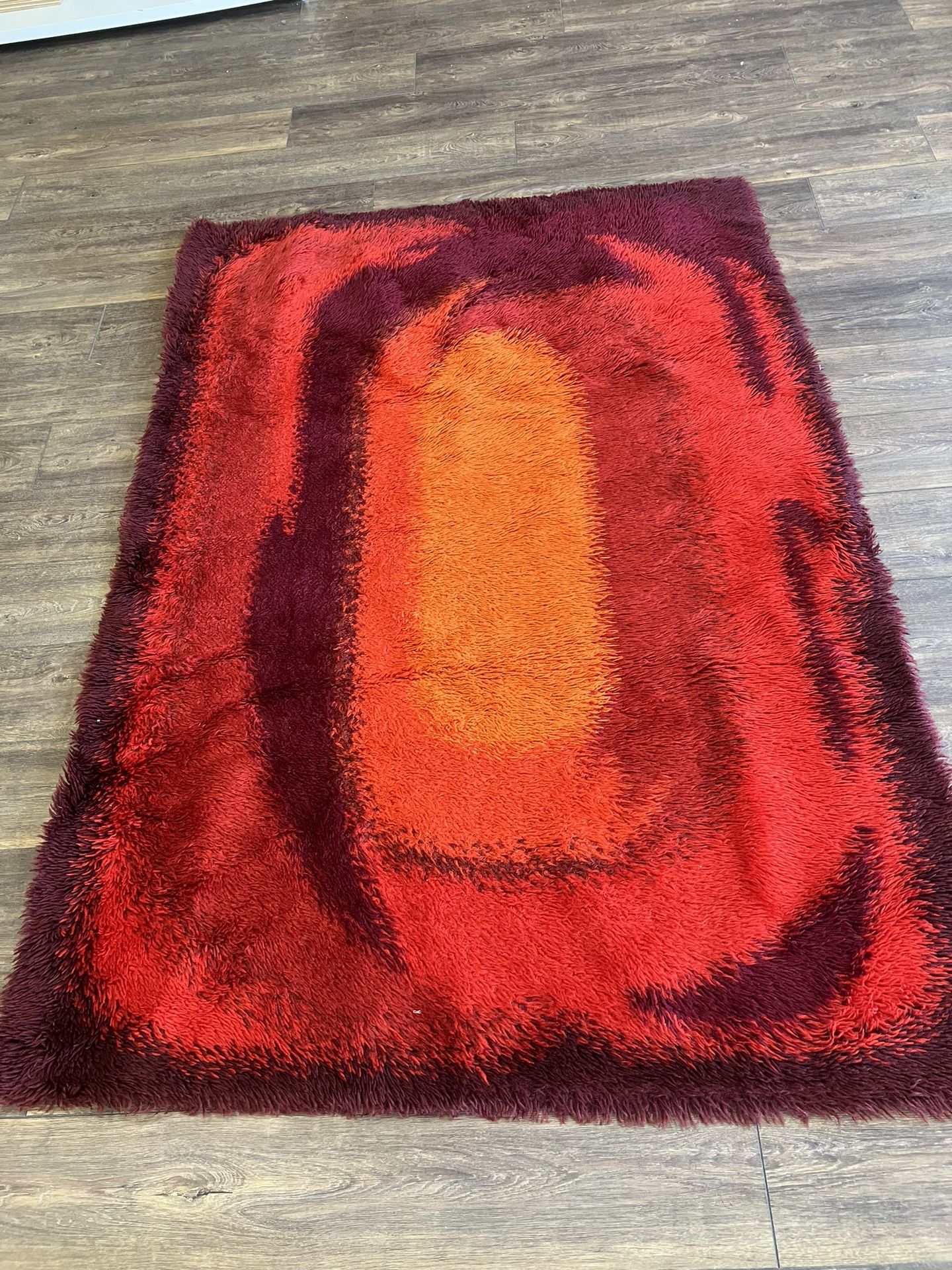 Hand woven Rya Rug Circa 1960 - photo 2